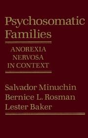 Psychosomatic families : anorexia nervosa in context