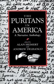 Cover of: The Puritans in America by 