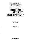 Cover of: Quit India Movement: British secret documents