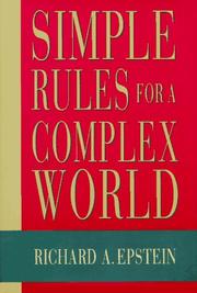 Simple rules for a complex world