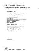 Cover of: Clinical chemistry | Alex Kaplan