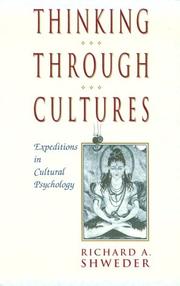 Cover of: Thinking through cultures by Richard A. Shweder