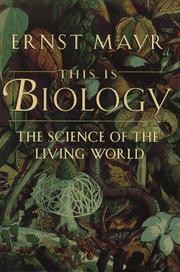 This Is Biology by Ernst Mayr