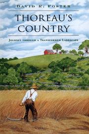 Thoreau's country : journey through a transformed landscape