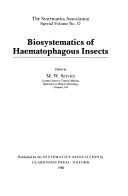 Biosystematics of haematophagous insects