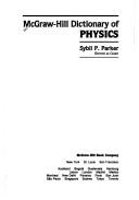 Cover of: McGraw-Hill dictionary of physics