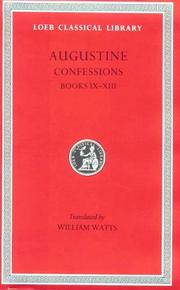 Cover of: Confessions, Vol. 2 by Augustine of Hippo, W. Watts