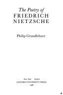 Cover of: The poetry of Friedrich Nietzsche