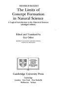 The limits of concept formation in natural science : a logical introduction to the historical sciences