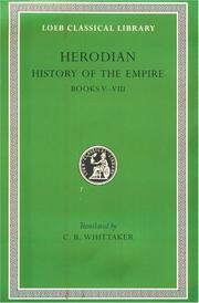 Cover of: Herodian. by Herodian