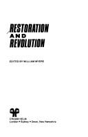 Restoration and revolution