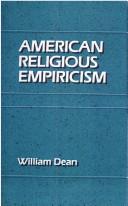 Cover of: American religious empiricism