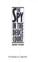 Cover of: The spy in the deuce court