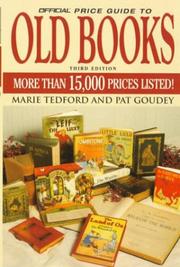 Cover of: The Official Price Guide to Old Books: 3rd Edition (Official Price Guide to Collecting Books)