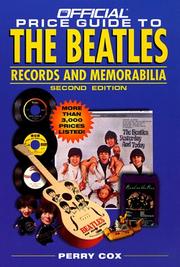 Cover of: The Official Price Guide to The Beatles Records and Memorabilia: 2nd Edition (Official Price Guide to the Beatles)