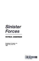 Cover of: Sinister forces by Anderson, Patrick