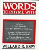 Cover of: Words to rhyme with