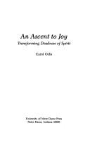 Cover of: An ascent to joy: transforming deadness of spirit