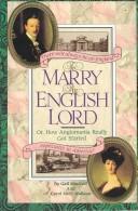 Cover of: To marry an English Lord