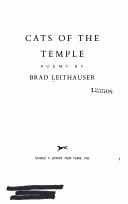 Cover of: Cats of the temple: poems