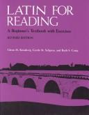 Cover of: Latin for reading by Glenn M. Knudsvig