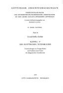 Cover of: Kapitel 17 des ägyptischen Totenbuches: Untersuchungen zur Textgeschichte und Funktion eines Textes der altägyptischen Totenliteratur