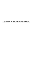 Cover of: Polska w oczach Moskwy