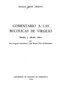 Cover of: Comentario a las Bucolicas de Virgilio