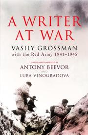 Cover of: A Writer at War