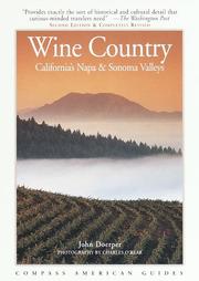 Cover of: Wine country: California's Napa & Sonoma valleys