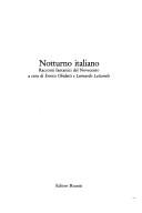 Cover of: Notturno italiano: racconti fantastici del Novecento
