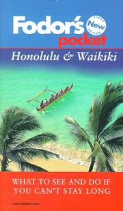 Fodor's pocket Honolulu & Waikīkī