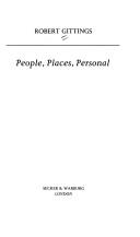 Cover of: People, places,personal