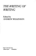 The Writing of writing