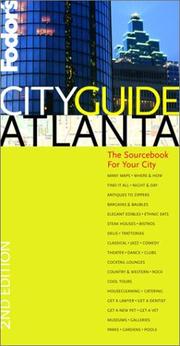 Cover of: Fodor's Cityguide Atlanta by Fodor's