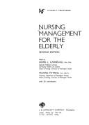 Cover of: Nursing management for the elderly