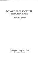 Cover of: Doing things together: selected papers