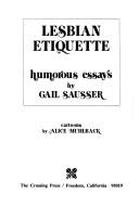 Cover of: Lesbian etiquette