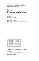 Primate evolution