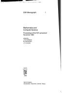 Mathematics and computer science : proceedings of the CWI Symposium November 1983