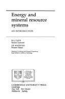 Energy and mineral resource systems by B. A. Tapp