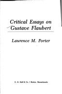 Cover of: Critical essays on Gustave Flaubert