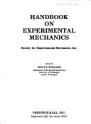 Handbook on experimental mechanics