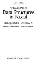 Cover of: Fundamentals of data structures in Pascal by Ellis Horowitz