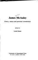 James McAuley : poetry, essays and personal commentary