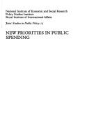 New priorities in public spending