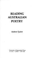 Cover of: Reading Australian poetry
