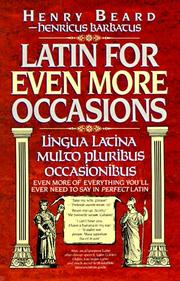 Cover of: Latin for even more occasions by Jean Little