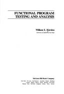 Cover of: Functional program testing and analysis