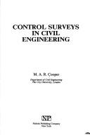 Cover of: Control surveys in civil engineering